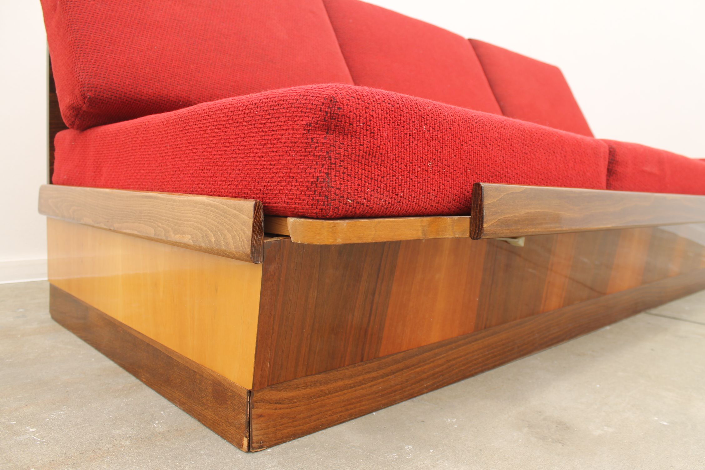 Midcentury Folding Sofa by Mier, 1960s, Czechoslovakia