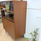 Scandinavian glass bookcase