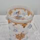 Small enamelled glass vase with armorial design in Historismus style from 19th century Bohemia.