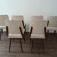 Série de 6 chaises design 1960
