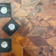 Marquetry and mother-of-pearl tray
