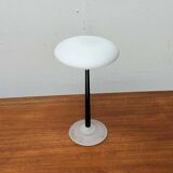 Pao T1 black table lamp, postmodern Italian model by Matteo Thun for Arteluce, 1990s.