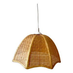 suspension en rotin /