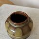 Vintage Olive Green Glazed Vase: 1970s KIL Ceramic Pottery