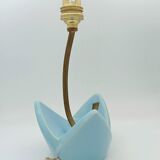 Ceramic lamp and brass circa 1955