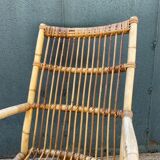 Vintage rattan armchair