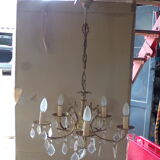 Chandelier has tassels