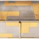 Paul Evans Cityscape Brass and Stainless Steel Bookcase, First Series, 1971