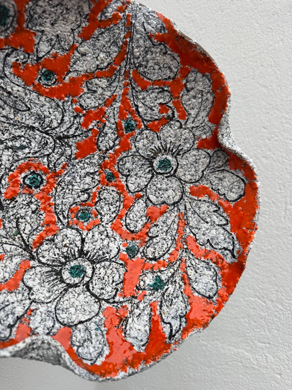 Ceramic pocket dish Vallauris 1960s