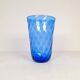 Art Deco Set of 6 Sculpted Glass Vases Handmade Reijmyre, Sweden, 1930s
