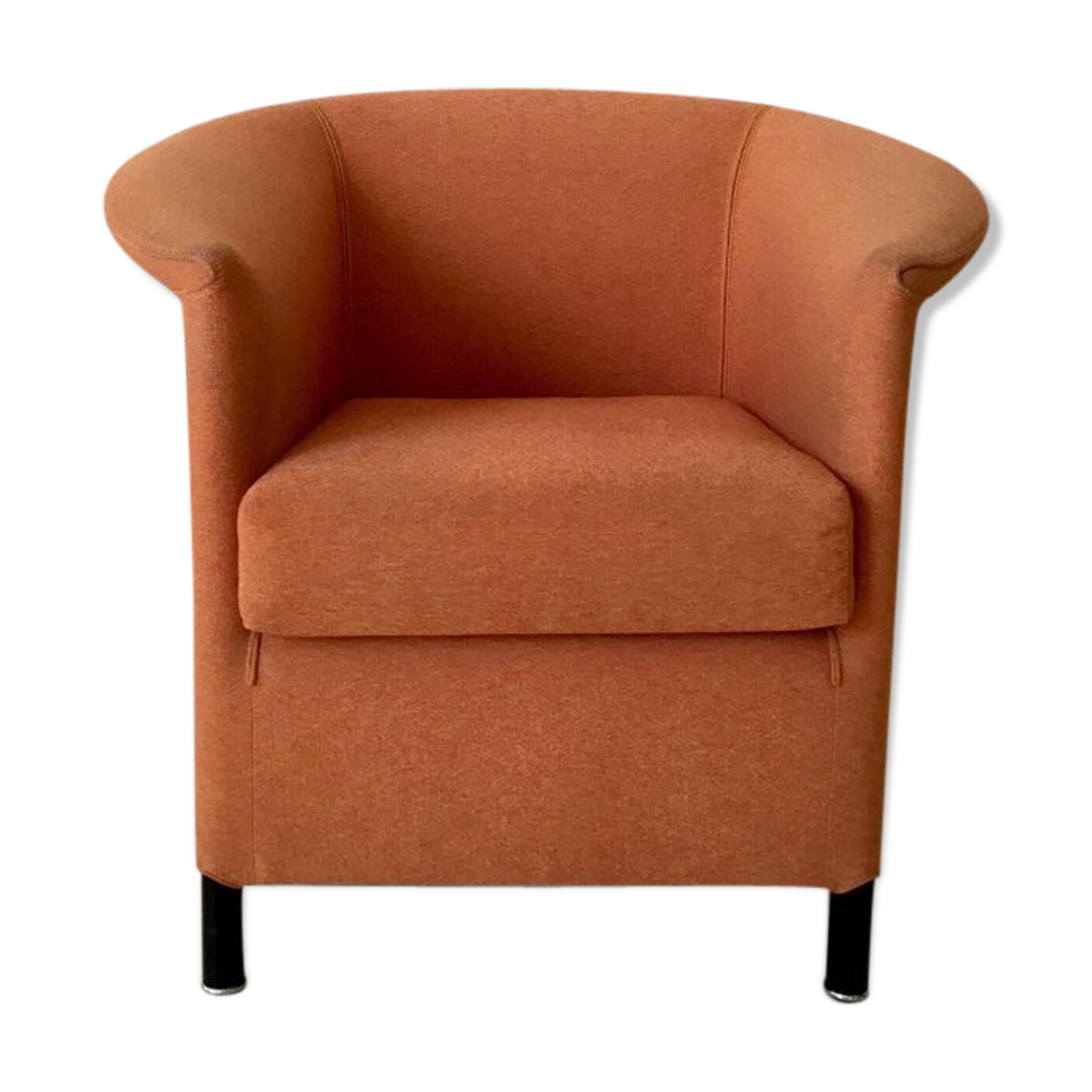 Orange armchair by Paolo Piva for Wittmann, Model Aura