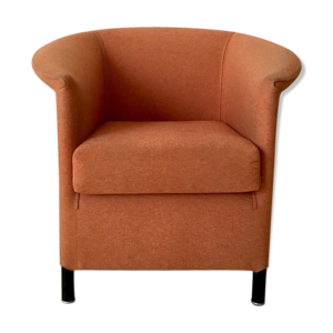 Orange armchair by Paolo Piva for Wittmann, Model Aura