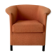 Orange armchair by Paolo Piva for Wittmann, Model Aura