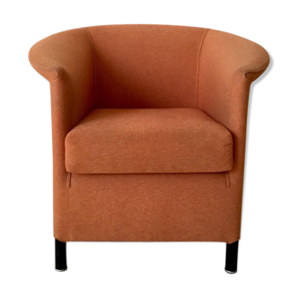 Orange armchair by Paolo Piva for Wittmann, Model Aura