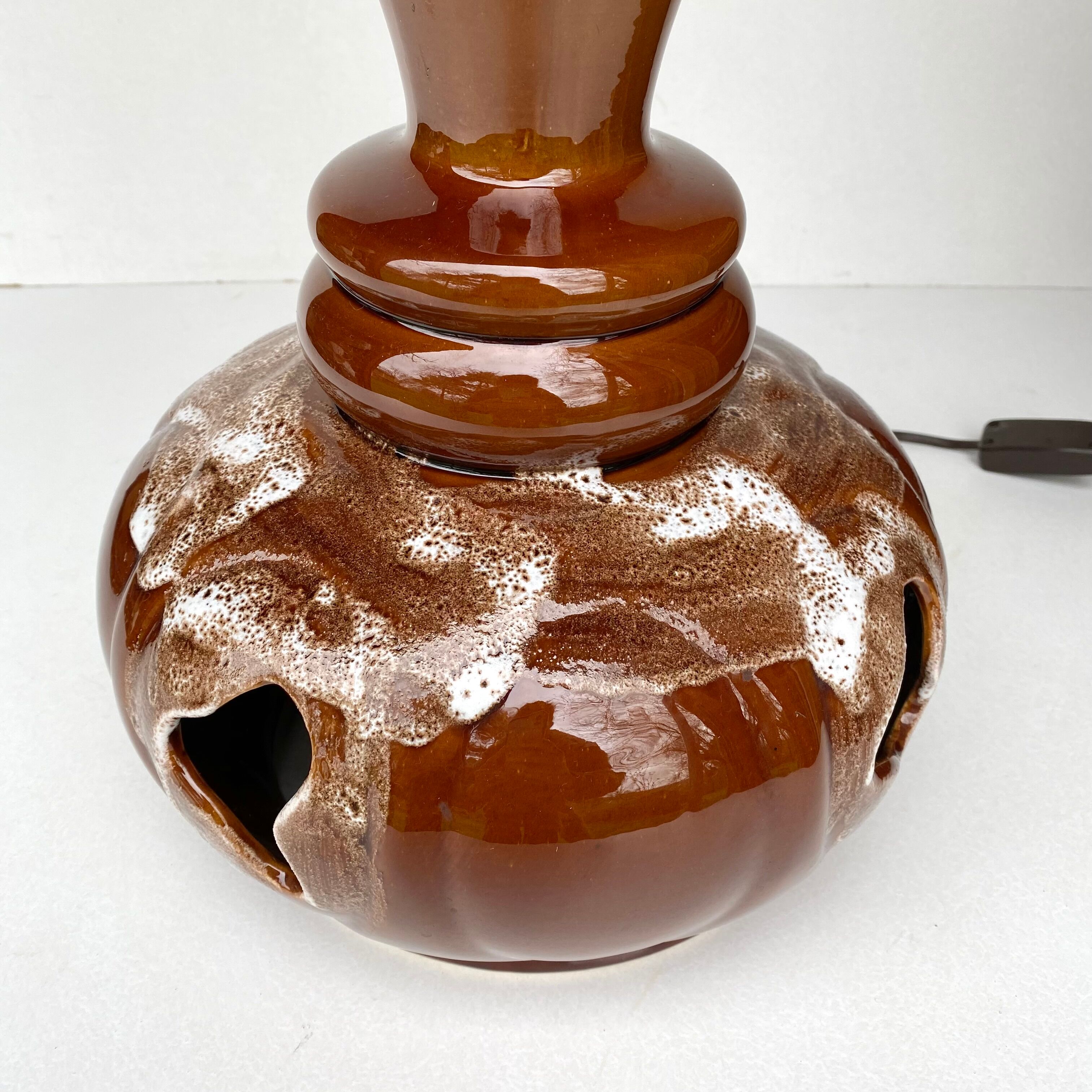 Vintage ceramic lamp stand