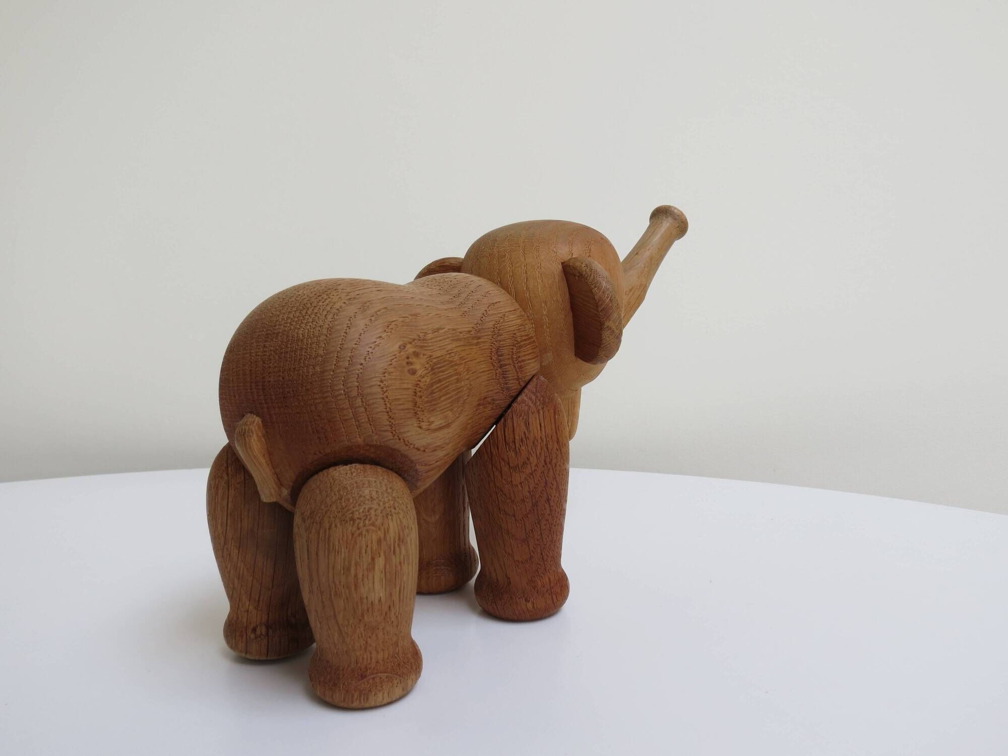 Set of 3 1960s Kay Bojesen Vintage Wooden Toy Monkey Elephant Bear Danish