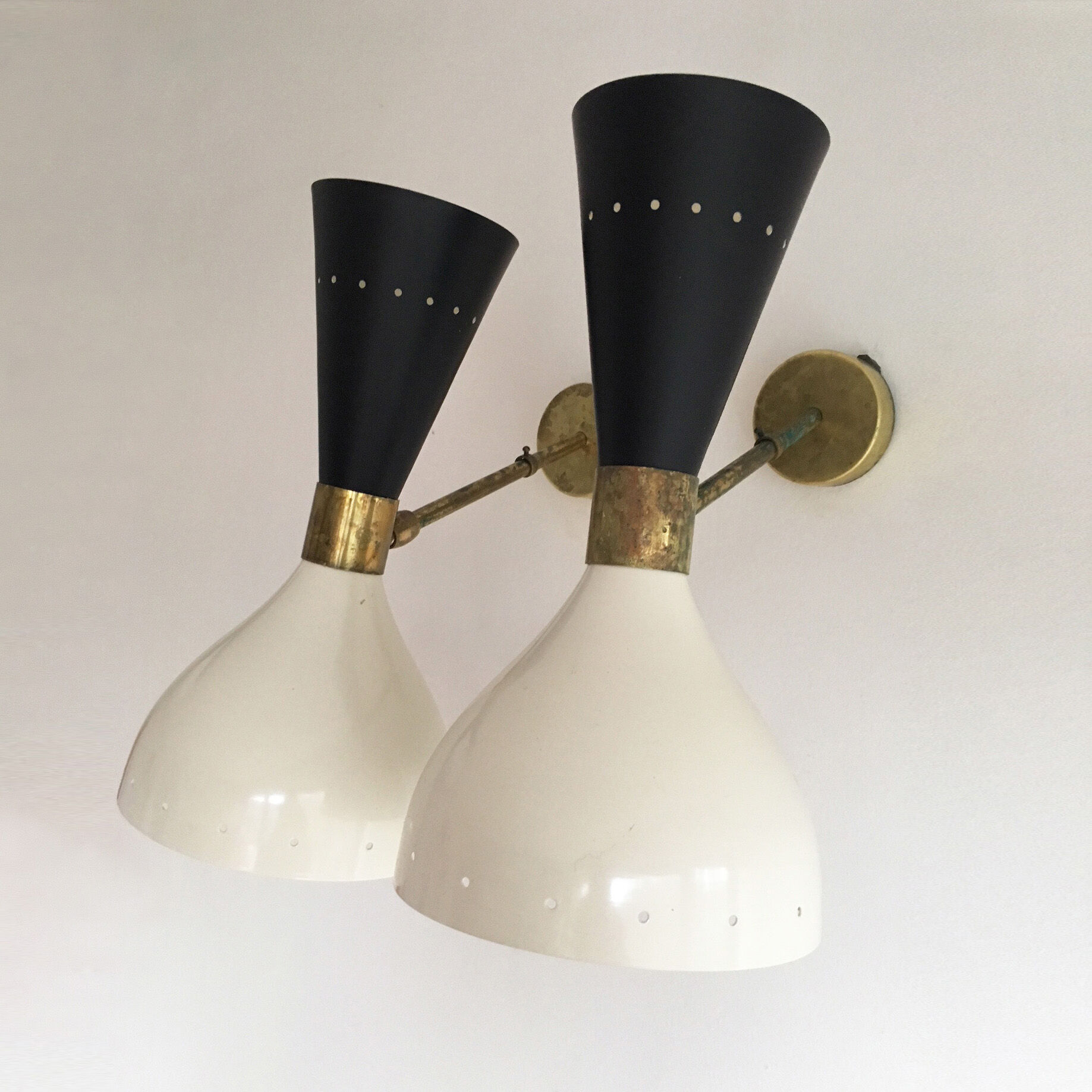 Pair of Italian sconces 1950s