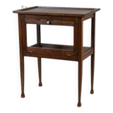 Early 20th Century Oak Tea Cabinet with Tray, 1950s