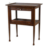 Cabinet à thé en chêne du début du 20e siècle avec plateau, années 1950