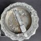 Ancienne Applique,verre ciselé pointe. Diamant vintage.