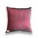 Burgundy and beige Kachin cushion cover (RIDA)