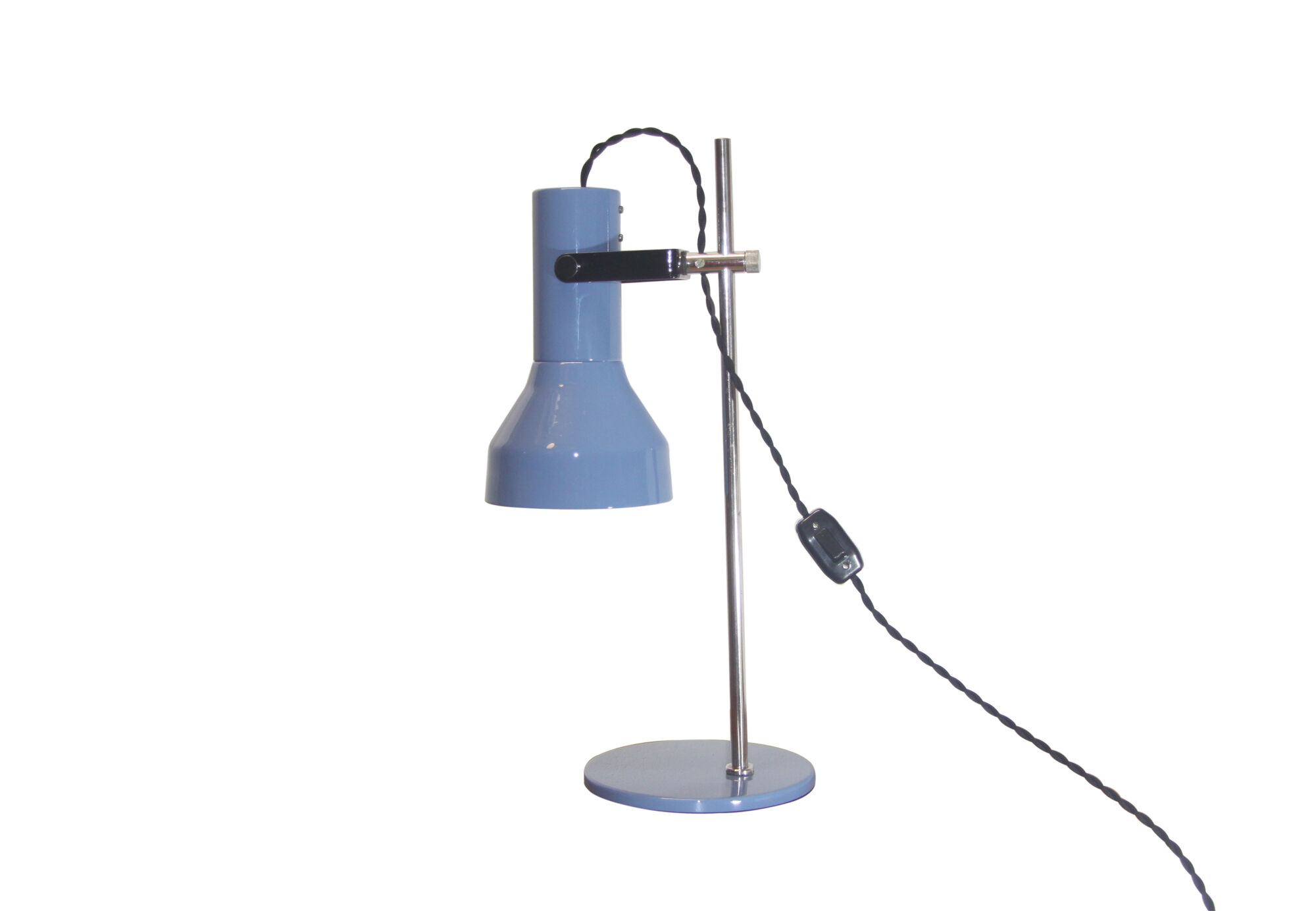 Blue table lamp, 70's