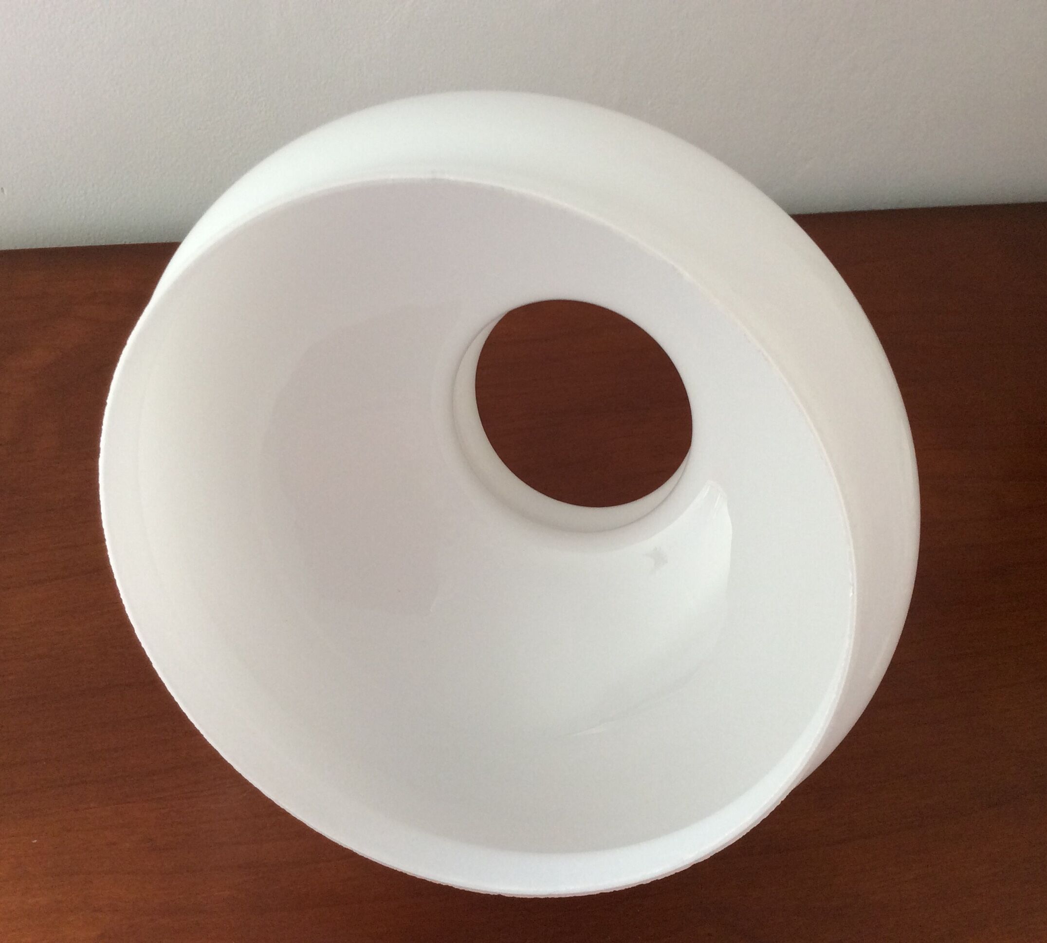 Globe opaline pour lampe ou suspension