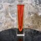 Large red Sommerso Murano vase, Italy, 1960s