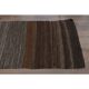 Vintage Turkish Oushak Handmade Wool Cotton Brown Runner Rug 75x254