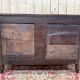 Regency period commode – Solid walnut – Chiselled gilded bronze