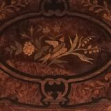 Travailleuse ou table à ouvrage en marqueterie d'époque Napoléon III