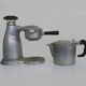 Old Italian coffee maker La Vesuviana aluminum 50s