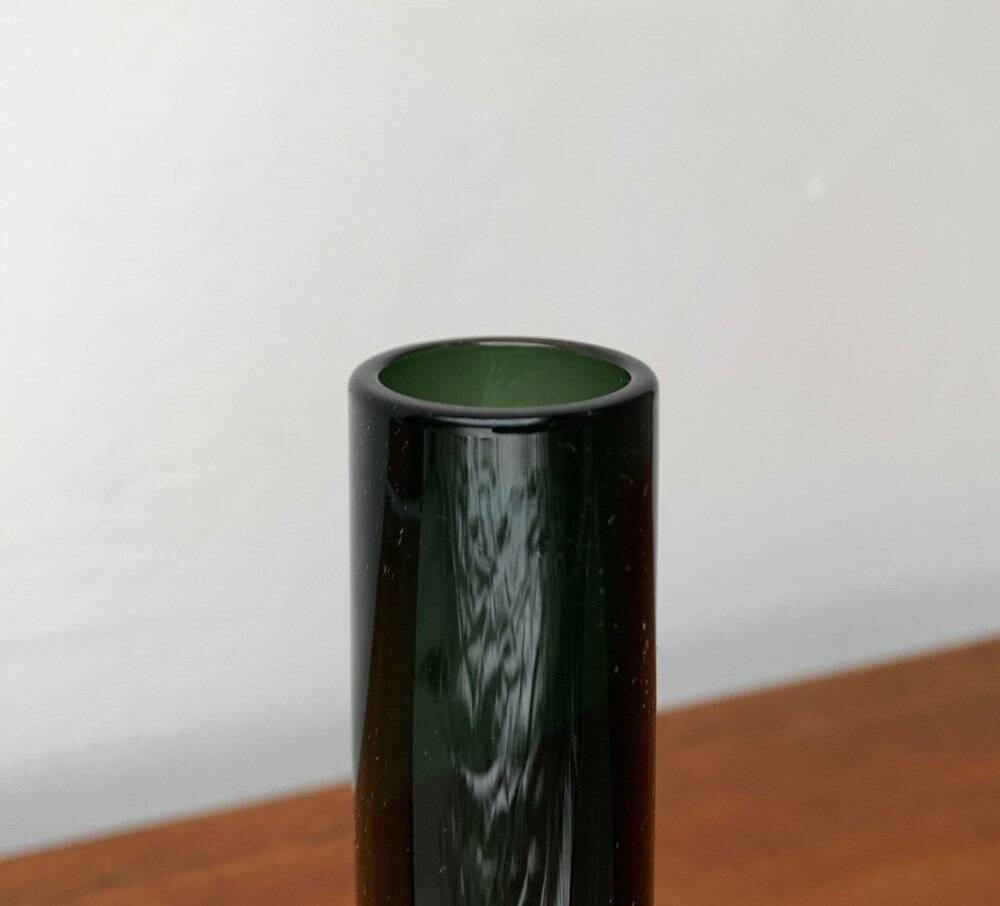 Mid-century German minimalist glass vase by Gral, 1960s.