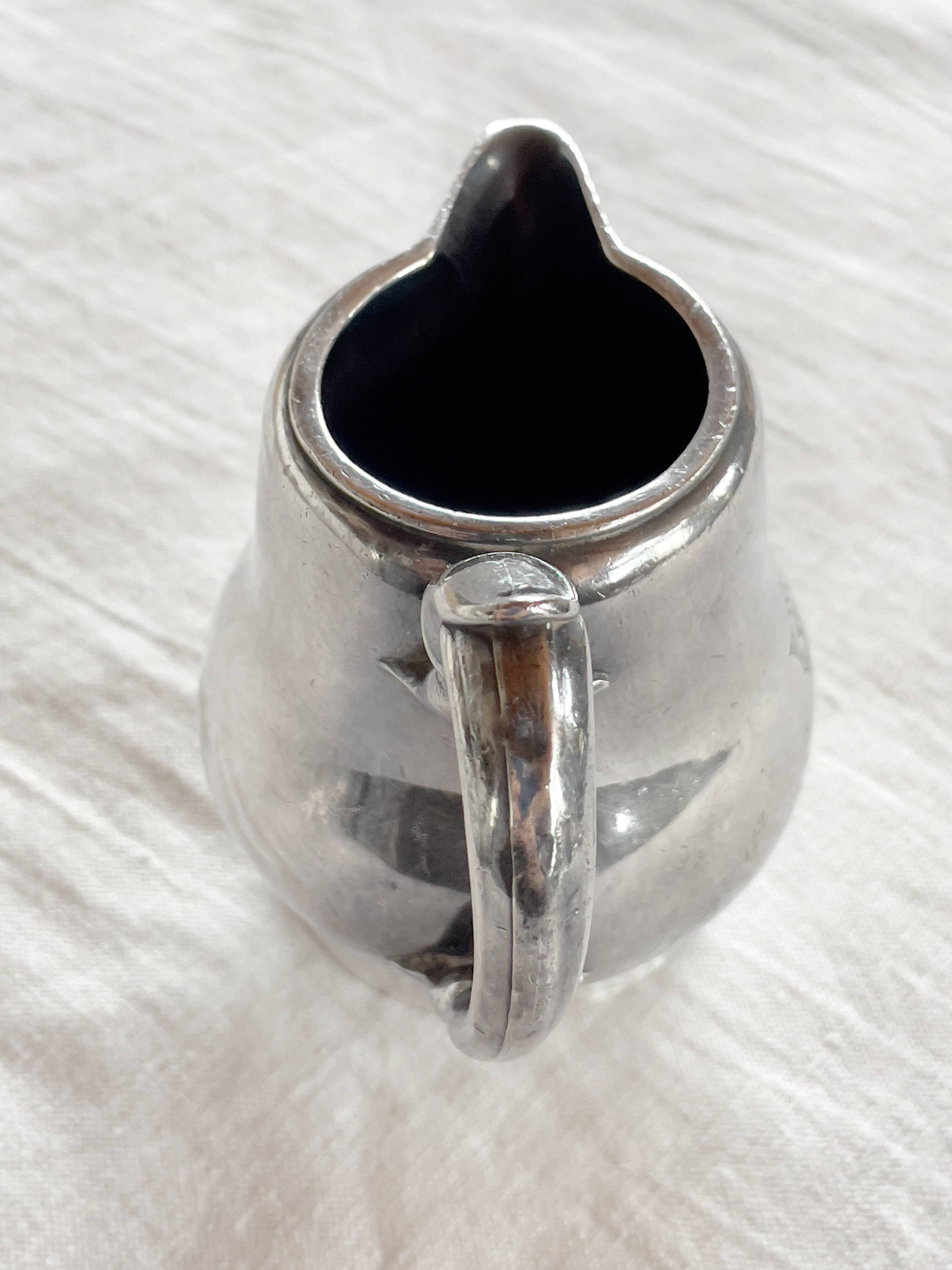 Orient express silver plated milk jug circa 1890 by christofle