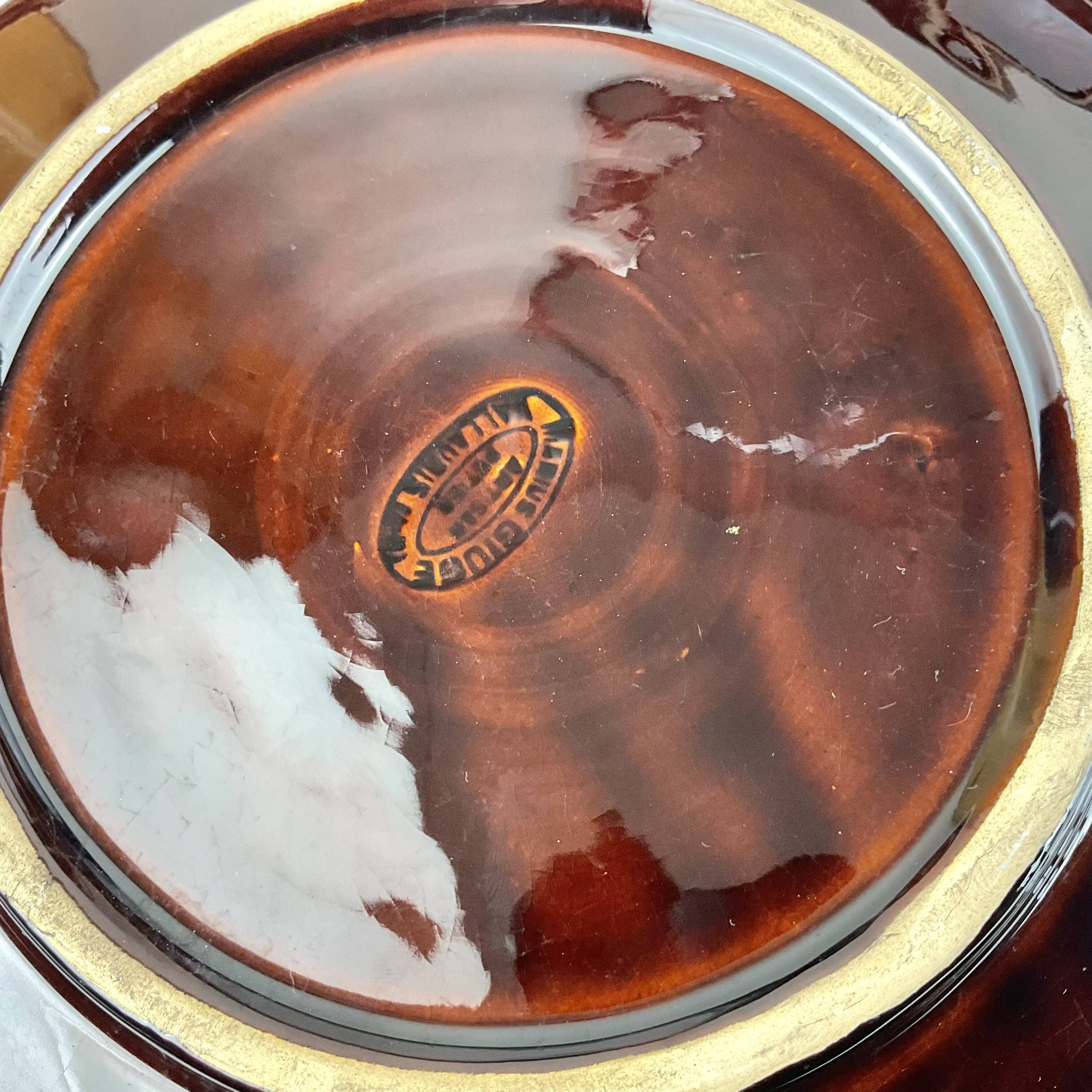 Vallauris Marius Giuge Compartment Plates