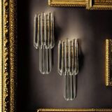 Murano Glass Prism Sconces Set of 2