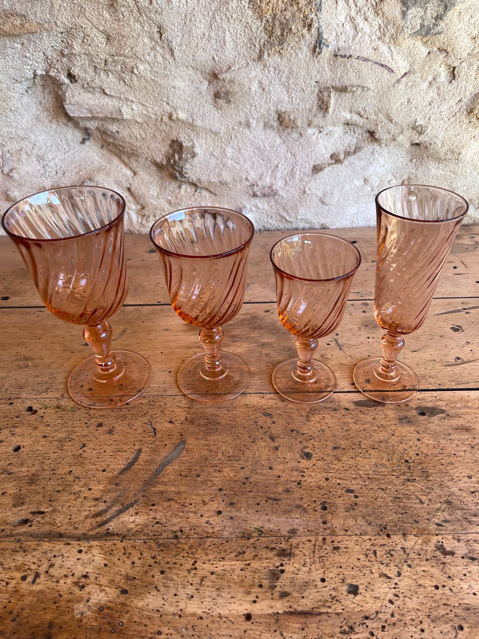 6 verres à apéritif Rosaline
