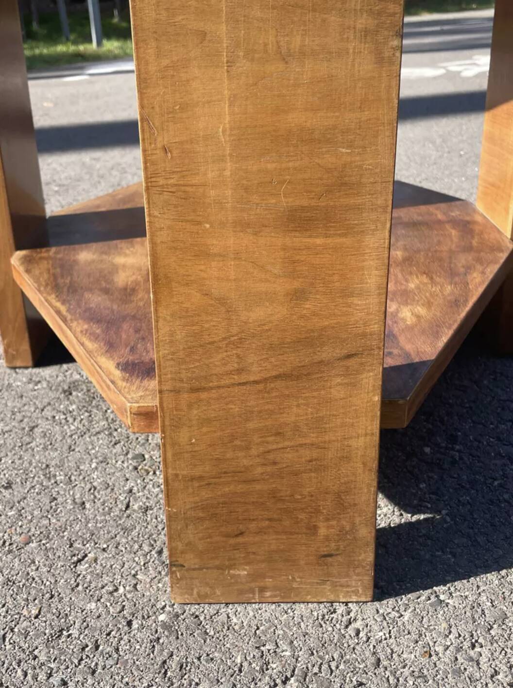 Art Deco wooden coffee table