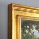 Old painting "The Porch" oil on canvas signed G. Esposito XX Century
