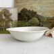 Antique ironstone salad bowl from Creil and Montereau