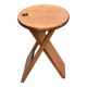 Tabouret pliable Suzy en hêtre massif par Adrian Reed 1980