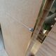 Large vintage design mirror in gold metal