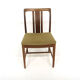 Set de 4 chaises scandinave en noyer, Linde Nilsson, Lammhult, Suède, 1960