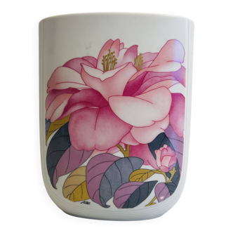 Vintage porcelain vase by Rosenthal created by artist Christa Goltz.