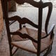Paire fauteuils paillés