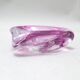 Pink glass vide poche Val St Lambert 1960s