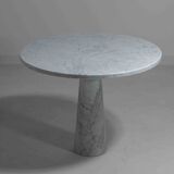 Round marble 'Eros' table by Angelo Mangiarotti for Skipper