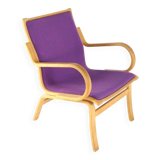 Fauteuils Vejle en tissu violet