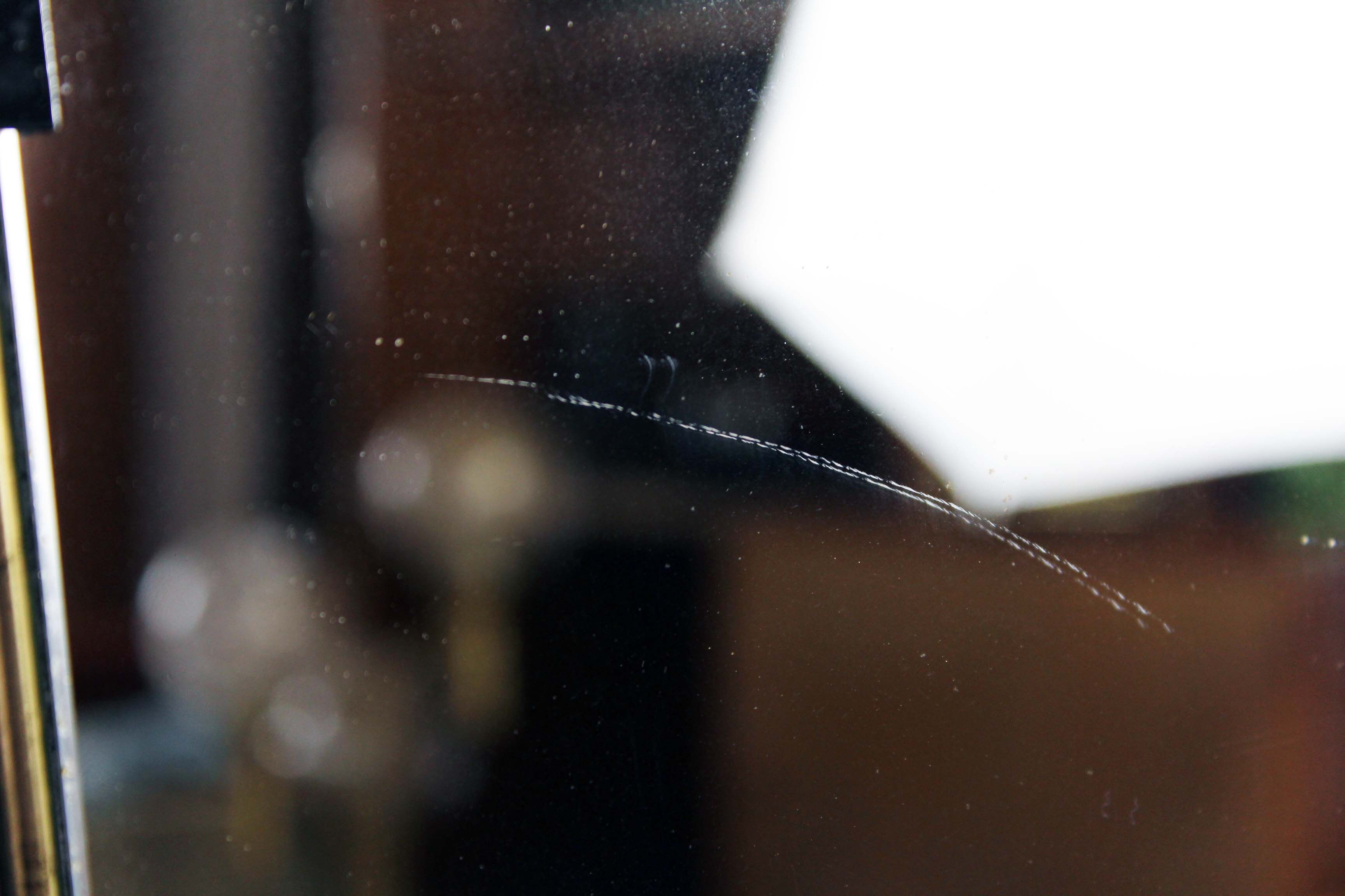 Ancient mirror from the 50s size 50x42cm