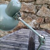 Ancienne lampe de bureau articulée / industrielle -2 bras 1950